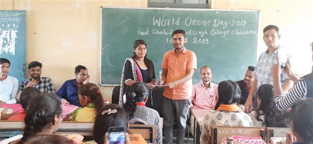Awareness programme on World Ozone Day :16-09-2019