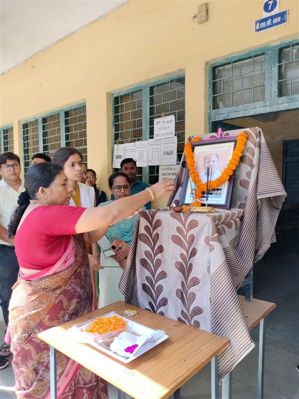 Paid Tribute to Late Manoj Mandavi (MLA, Bhanupratappur)
