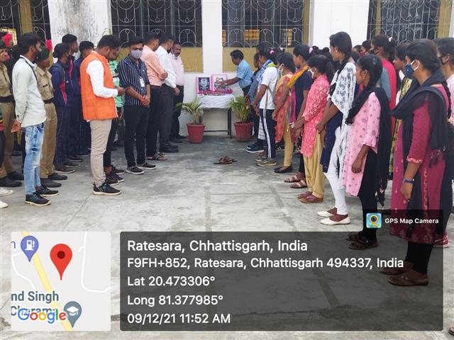 जनरल बिपिन रावत को श्रद्धांजलि 